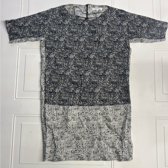 Gerard Darel Dresses & Skirts - Gerard Darel Women’s Size 42 US 10 Black White Geometric Midi Dress **READ**